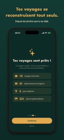 Miradu : carte de voyages screenshot