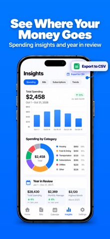 Bill Reminder & Tracker Screenshot 6 of 8