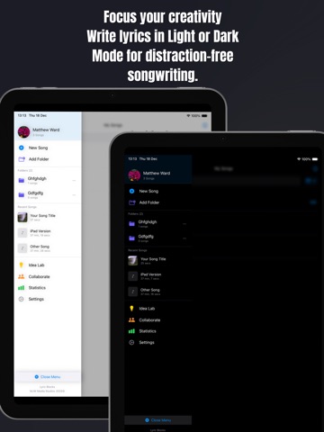 Lyric Blocks iPad screenshot