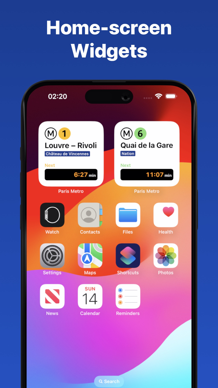 Paris Metro - Train Countdown