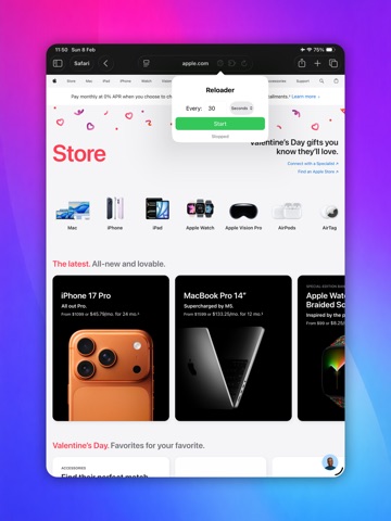 App screenshot