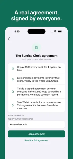SusuWallet: Savings Circles screenshot 3