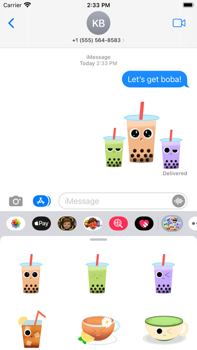 Dazzling Drinks Sticker Pack Screenshot 2 - AppWisp.com Dazzling Drinks Sticker Pack Screenshot 2 - AppWisp.com