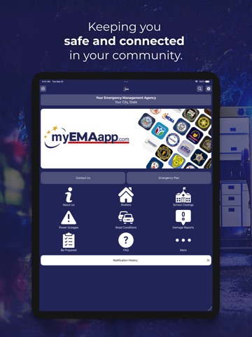 Emergency Management Connect iPad screenshot