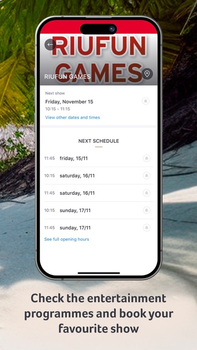 RIU Hotels & Resorts Screenshot