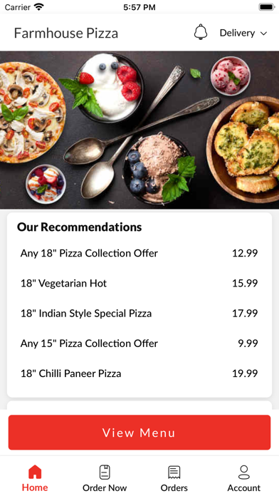 Farmhouse Pizza. Screenshot