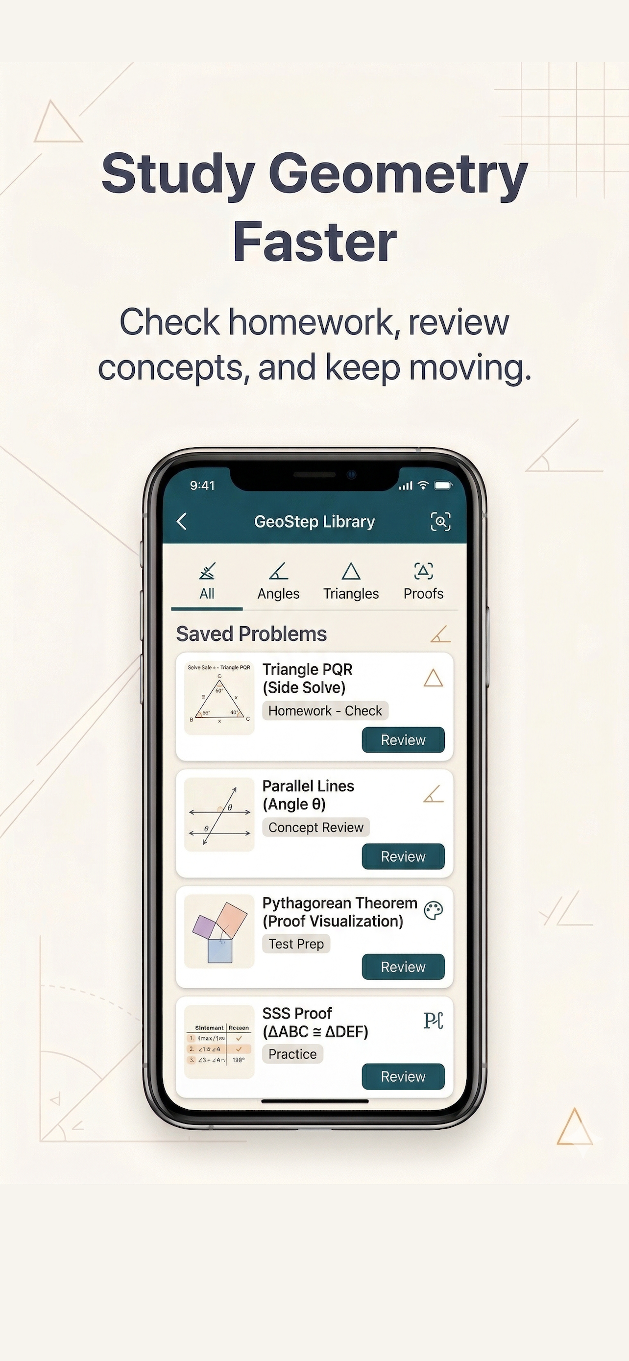 GeoStep: Geometry Solver