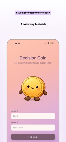 Decision Coin - Calm Clarity screenshot
