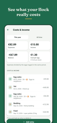 HenPass: Chicken Flock Tracker screenshot 6
