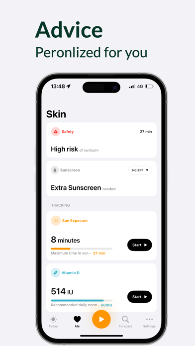 UV Index: SunSafe Screenshot