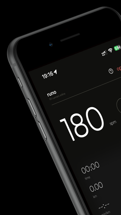 runo - Metronome for Running iPhone screenshot 1 - Health & Fitness app