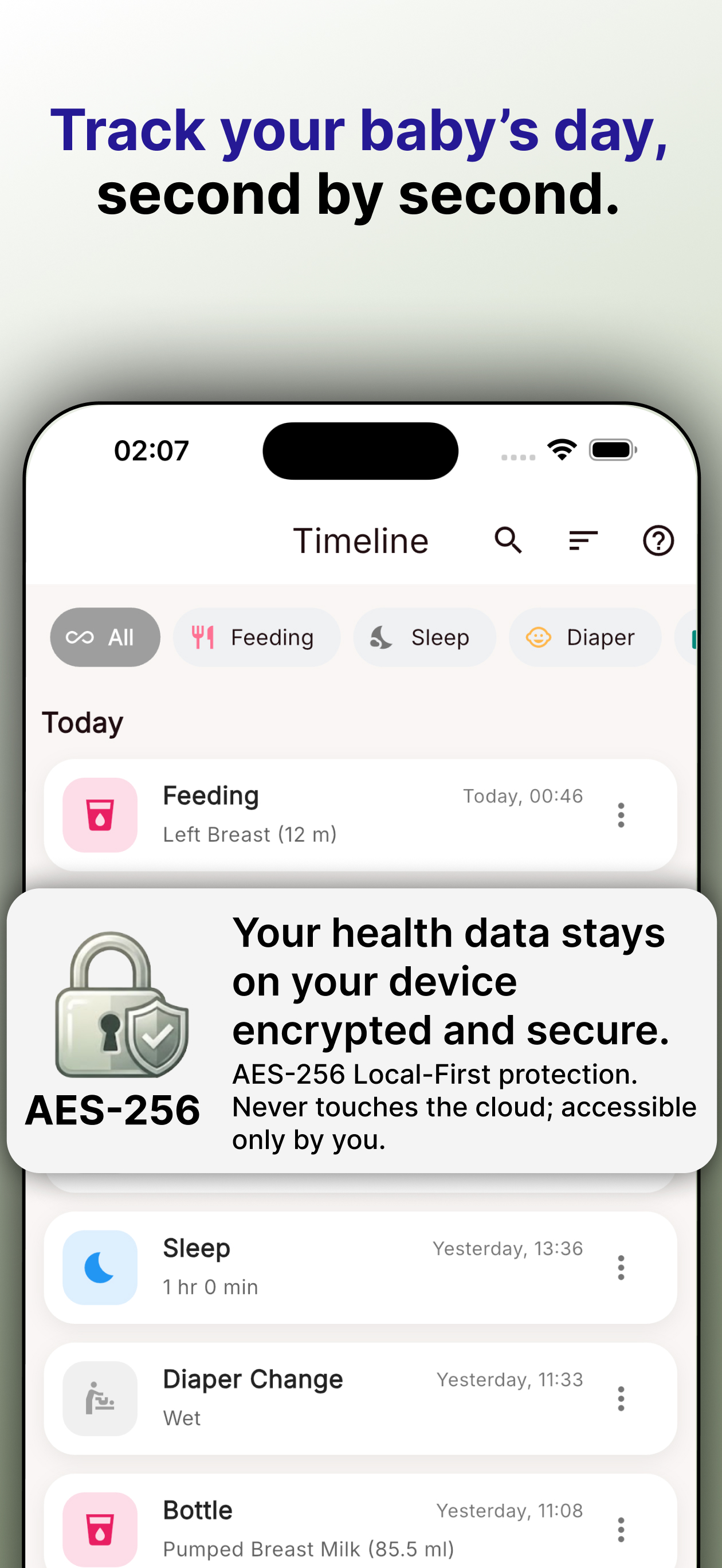 Cradly: Baby Tracker & Log