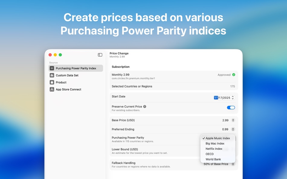 #2. Pricetag - App Pricing Manager (macOS) By: Thomas Brandstaetter