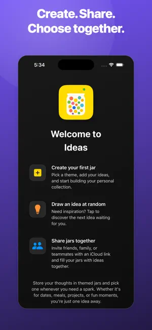 Ideas Jar: Random Picker screenshot 1