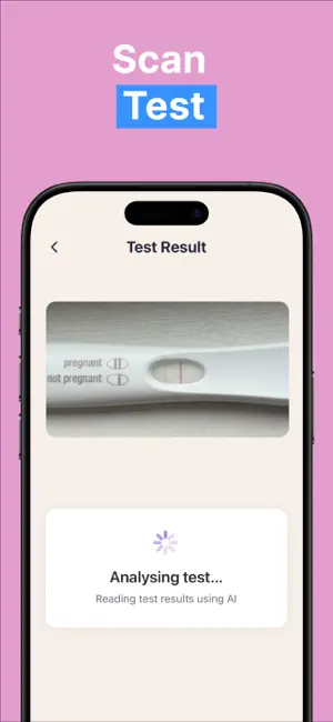 Pregnancy test checker: Bebela screenshot 2