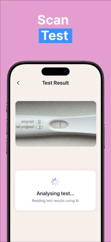 Pregnancy test checker: Bebela iPhone screenshot