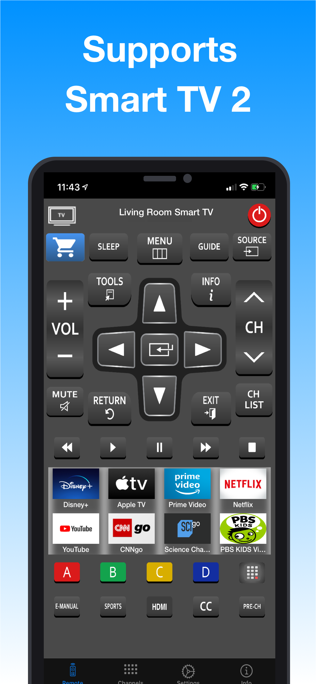 TV Remote Universal -iUniSmart