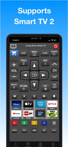 TV Remote Universal -iUniSmart iPhone screenshot