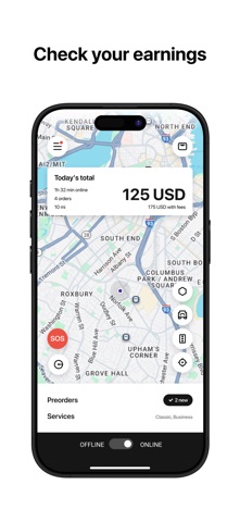 Luxe Car Chauffeur App Screenshot 1 of 4