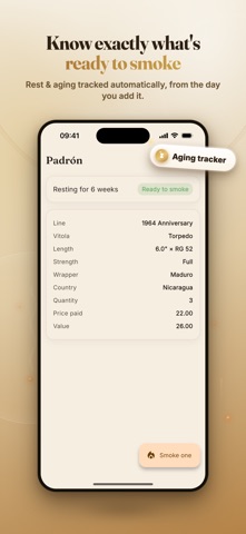 Cigar Humidor & Tasting Log Screenshot 2 of 5