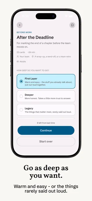 Uncover - Conversation Cards screenshot 3