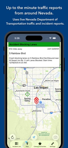 Nevada State Roads iPhone screenshot