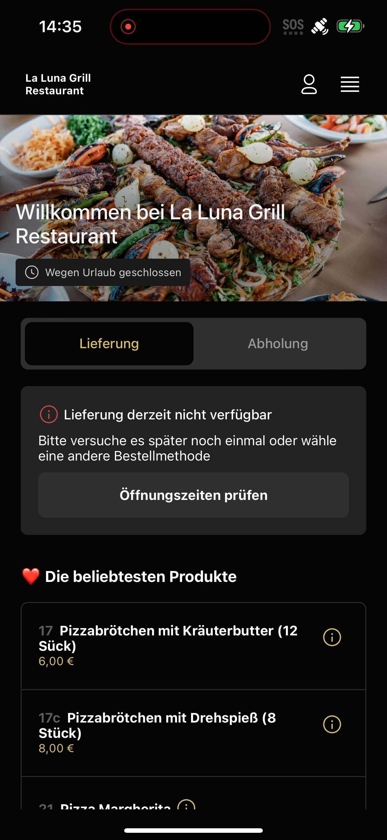 La Luna Grill Restaurant screenshot 6