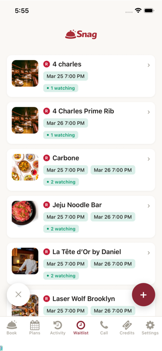 Snag Reservations Screenshot 5 of 5