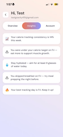 Tikel: AI Nutrition screenshot