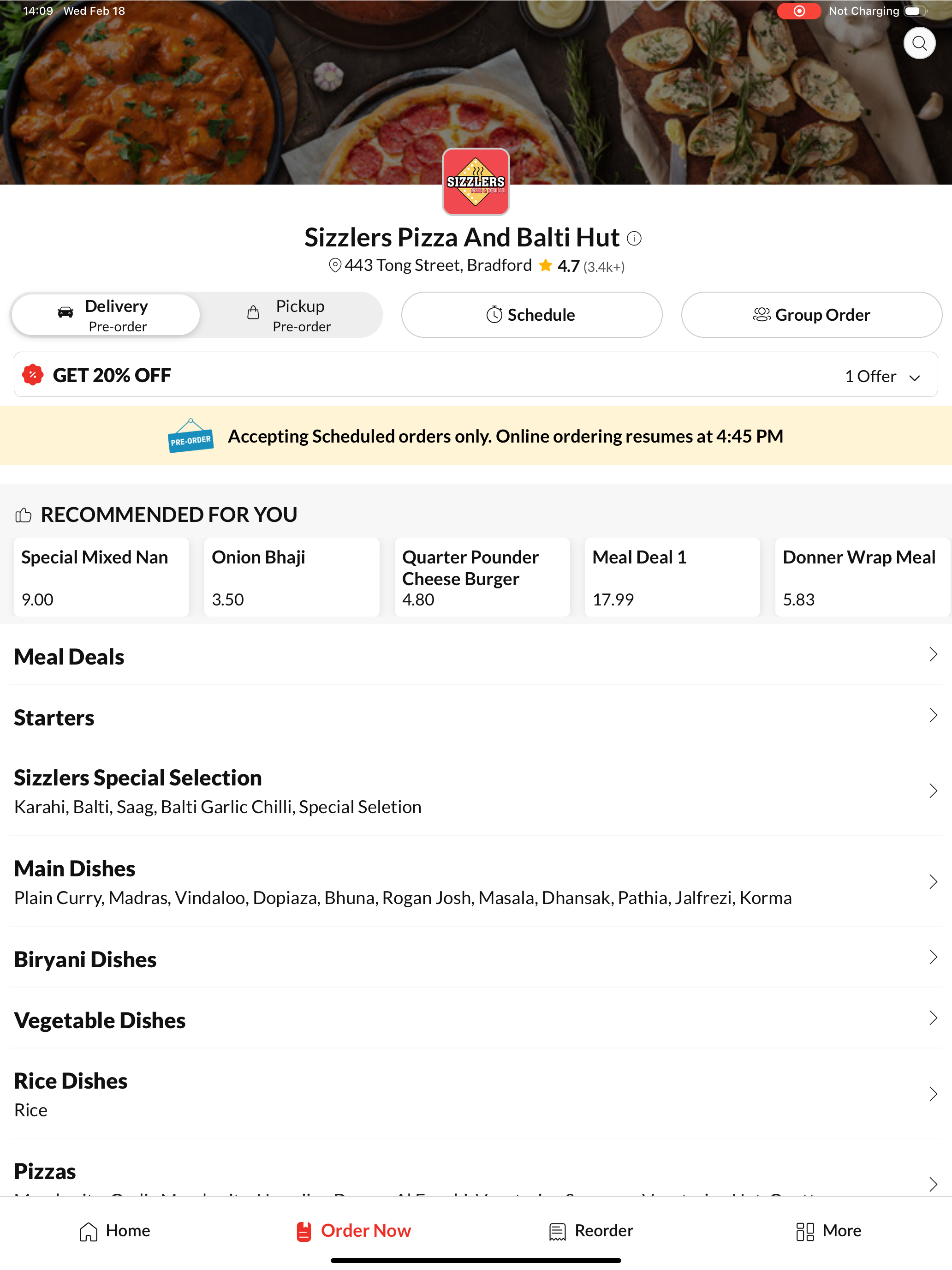 Sizzlers Pizza And Balti Hut screenshot 6