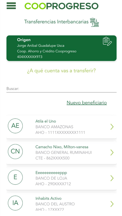 Cooprogreso Móvil Screenshot
