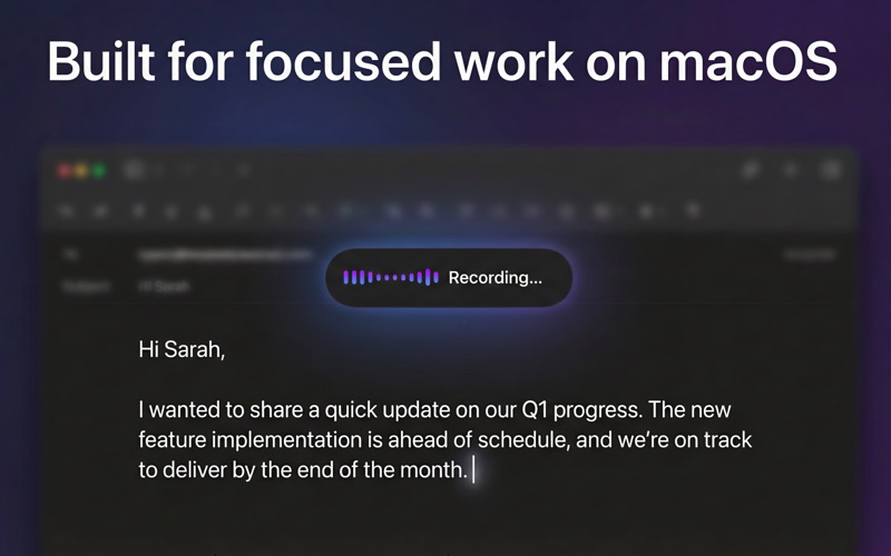 Offline Voice Typing iPhone screenshot