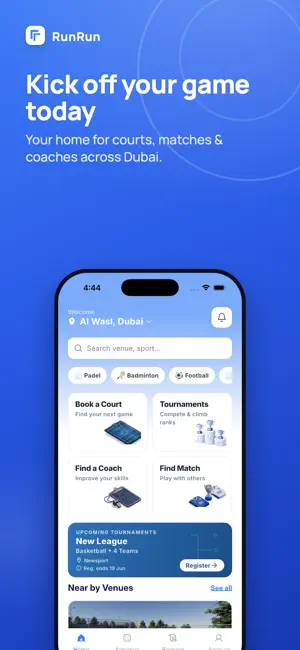 RunRun - Explore Sports screenshot 1