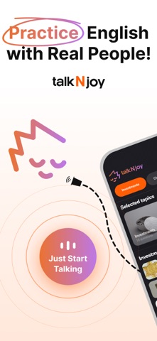 TalkNjoy - Language Learning iPhone screenshot