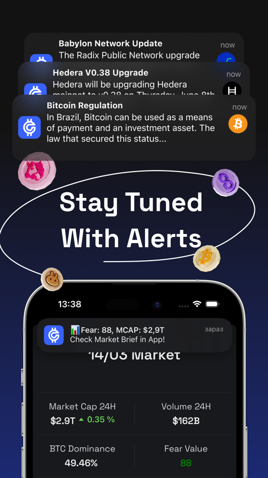 #2. Crypto Signals: Events, News (iOS) 由: Doreen Eichelberger