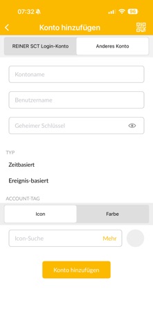 REINER SCT Authenticator screenshot