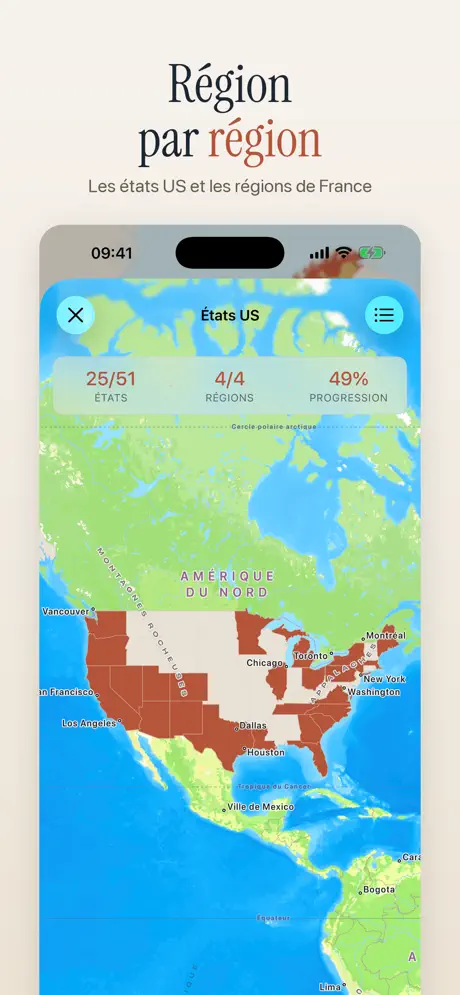 Tessera Carte de Voyage — capture d'écran iPhone 6