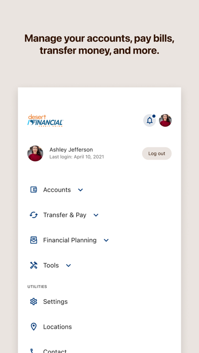 Desert Financial Mobile Screenshot