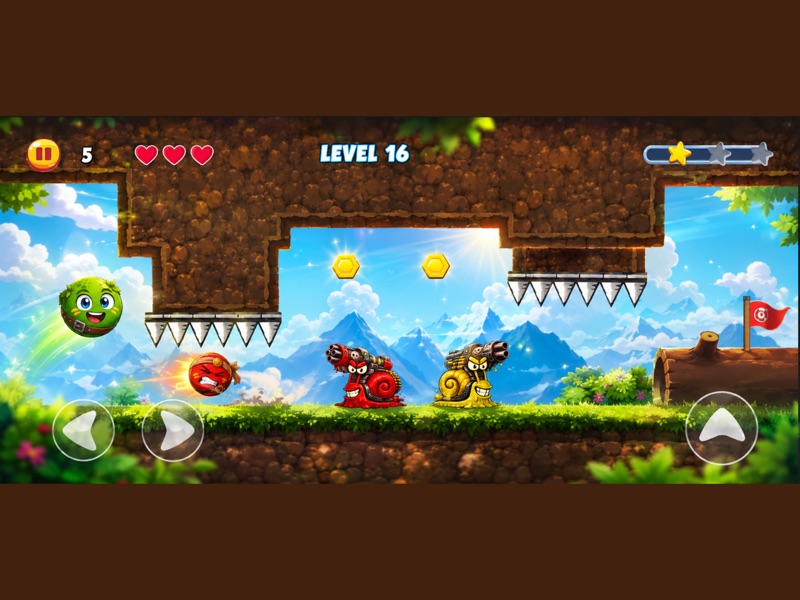 Bounce Ball 4 - Red Ball Hero screenshot 10