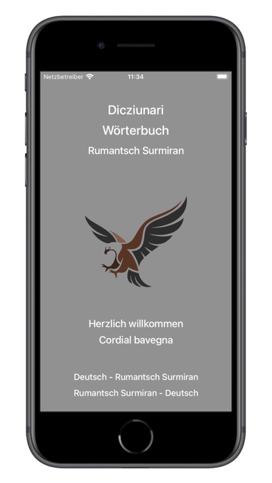 W?rterbuch Rumantsch Surmiran Screenshot