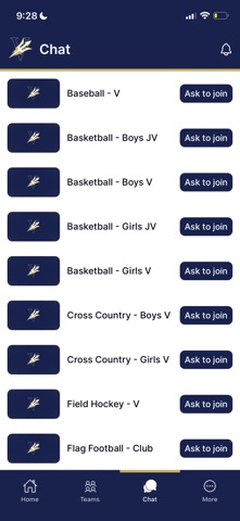 Varina High School Athletics screenshot