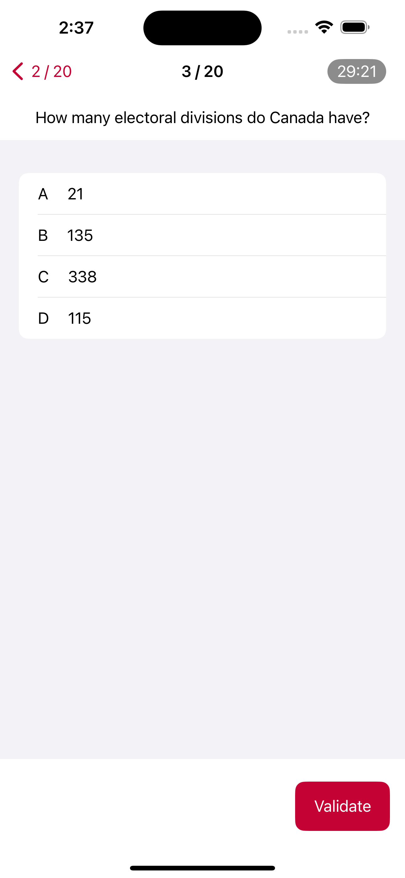 Canada Quiz.