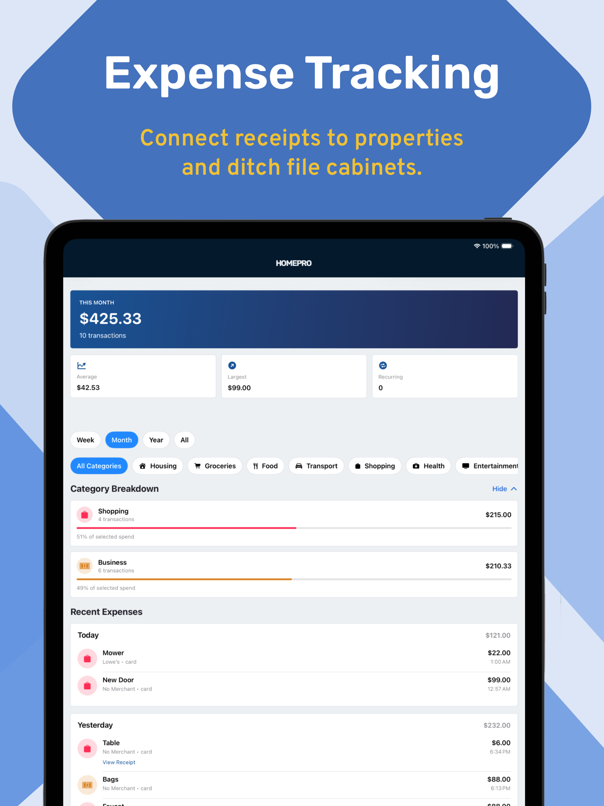 HOMEPRO Property Management screenshot 9