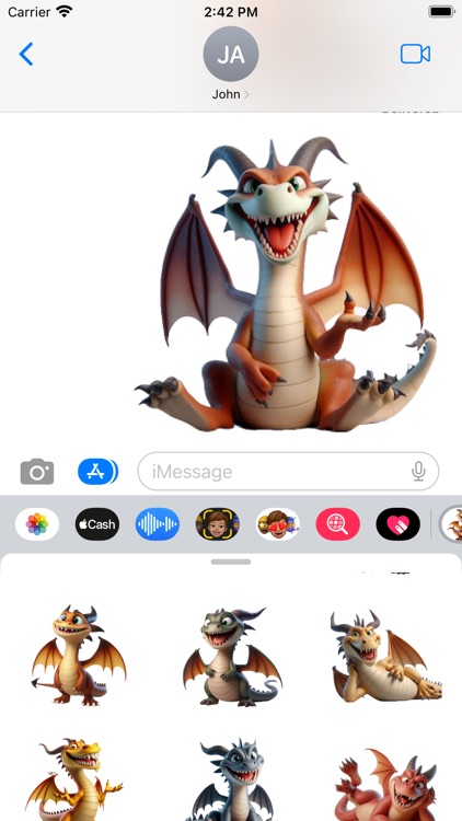 Happy Dragon Stickers screenshot-4