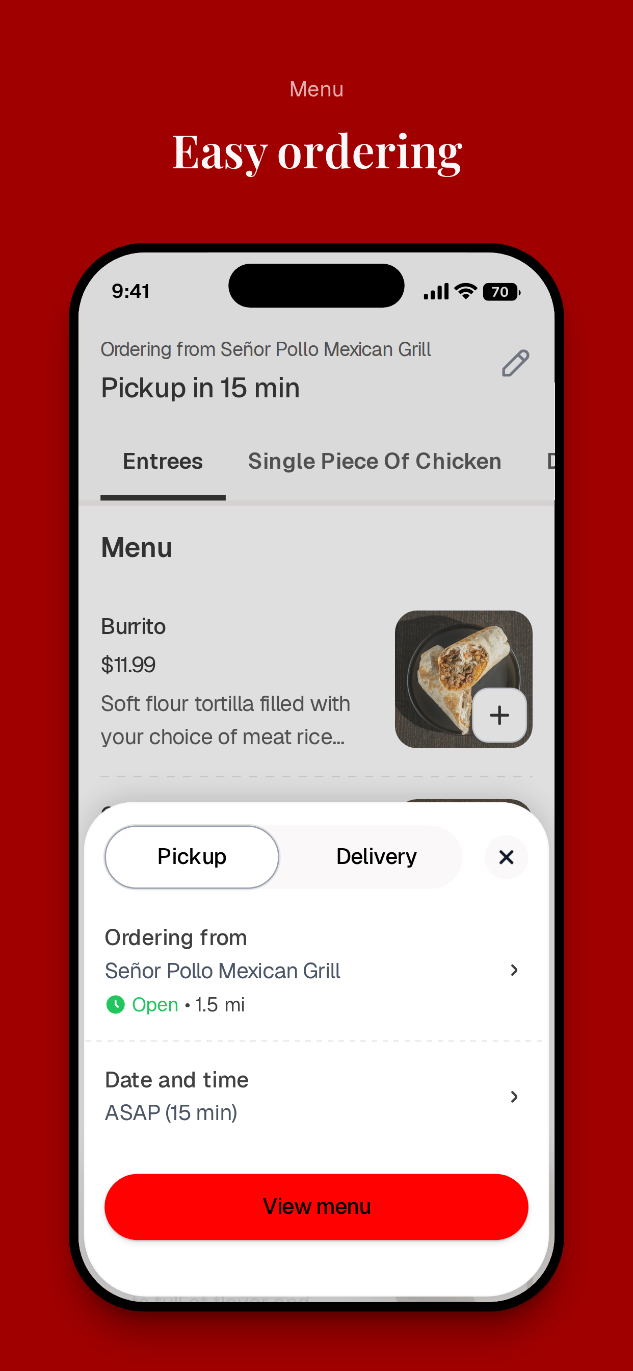 Señor Pollo Mexican Grill screenshot 3