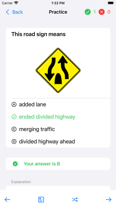 Minnesota Driver Test -DMVCool Screenshot