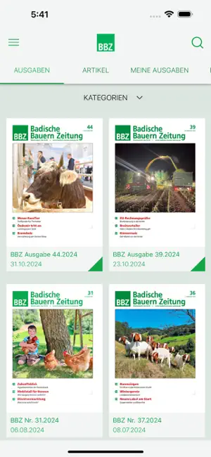 Badische Bauern Zeitung screenshot 1