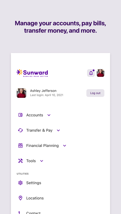 Sunward Mobile Screenshot