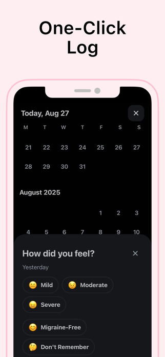 Migraine Tracker: MigraineCat Screenshot 4 of 6