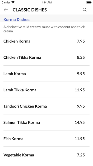 Pabna Restaurant. Screenshot